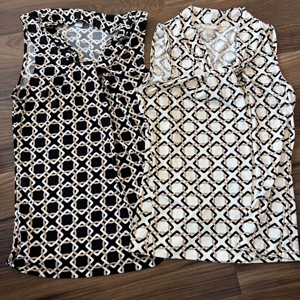 Banana Republic sleeveless blouses